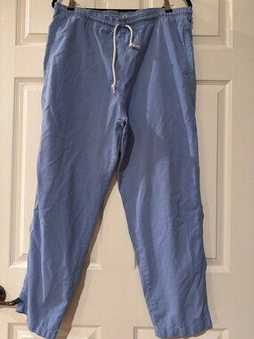 S.C.R.U.B.S. Blue Elastic Waist Drawstring Pants M Short Unisex